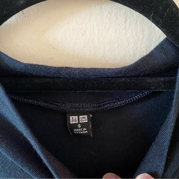 Uniqlo Black High Neck Sleeveless Fit and Flare Mini Dress - Picture 3 of 3